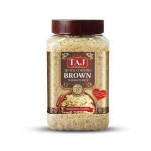 TAJ BROWN BASMATI RICE (JAR)