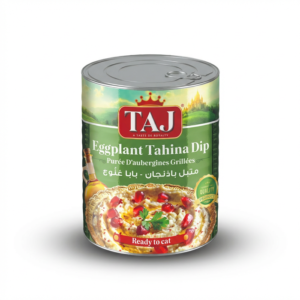 TAJ EGGPLANT TAHINA DIP (BABA GHANNOUJ)