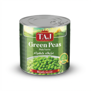 TAJ GREEN PEAS CAN