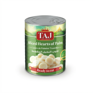 TAJ SLICED PALMITO EASY OPEN TINS