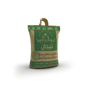 TIJAN GREEN JUTE INDIAN BASMATI RICE 750GR