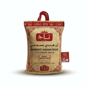 TAJ RED JUTE INDIAN BASMATI RICE 40KG