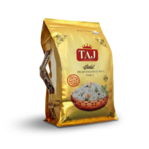 TAJ ROYAL GREEN GOLDEN BASMATI RICE 4KG